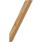Ekena Millwork 4"W x 24"D x 36"H Traditional Rough Sawn Knee Brace, Western Red Cedar BRC04X24X36TRA00RWR - alternate 1